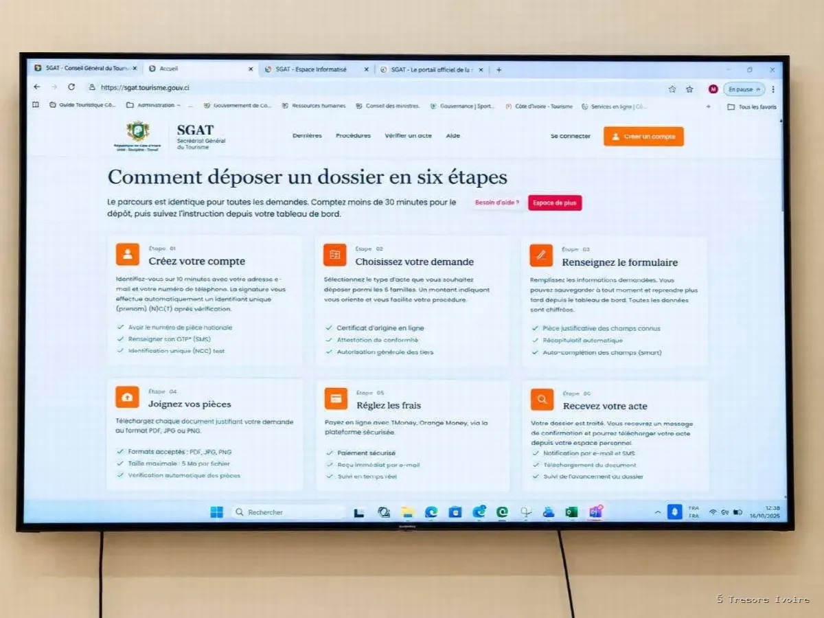 Tourisme : l’administration passe au numérique, la plateforme e-Administration entre dans sa phase finale